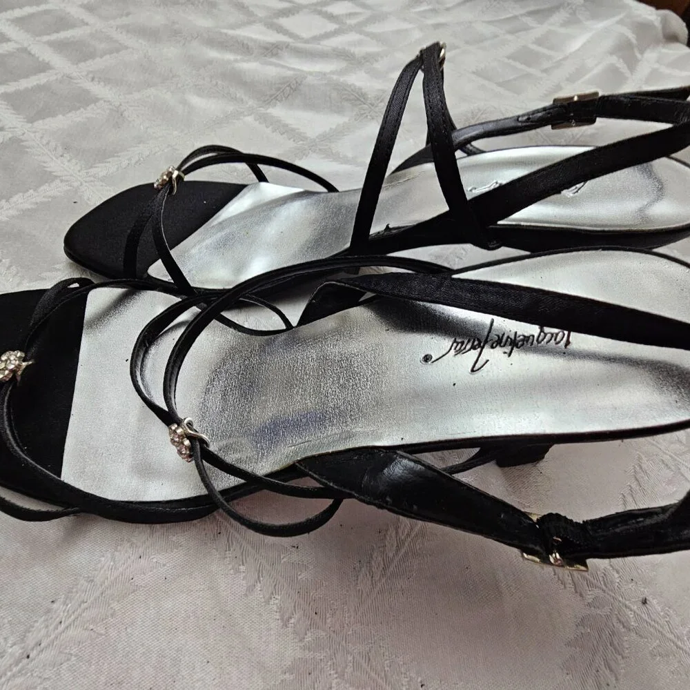Jacqueline Ferrar Strappy Slingback Heels!  EUC! - Picture 3 of 6
